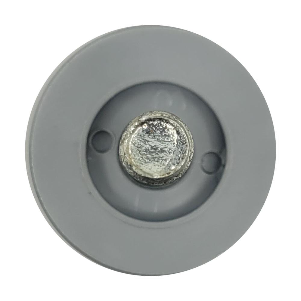 Meubelpoot aluminium rond Ø 4,2 cm en hoogte 12 cm (M10)