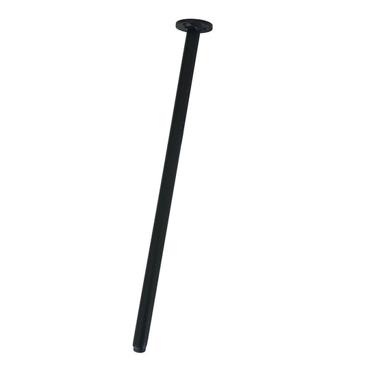 Stalen schuine meubelpoot grijs rond 1,6 cm en hoogte 43 cm