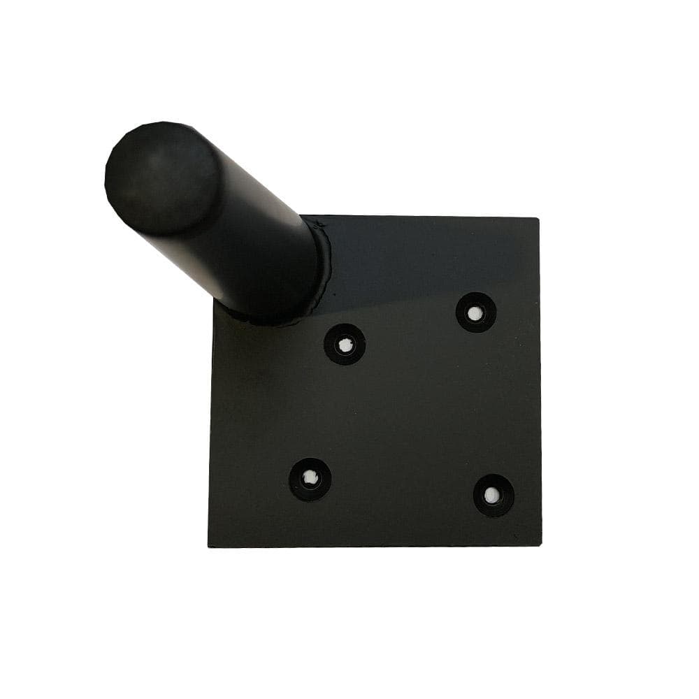Stalen meubelpoot zwart conisch 2,8 bij 2,8 cm en hoogte 17 cm