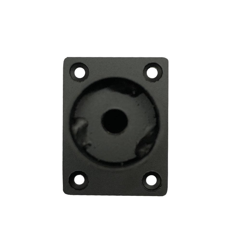 Stalen meubelpoot zwart rond ø 3 cm en hoogte 10 cm