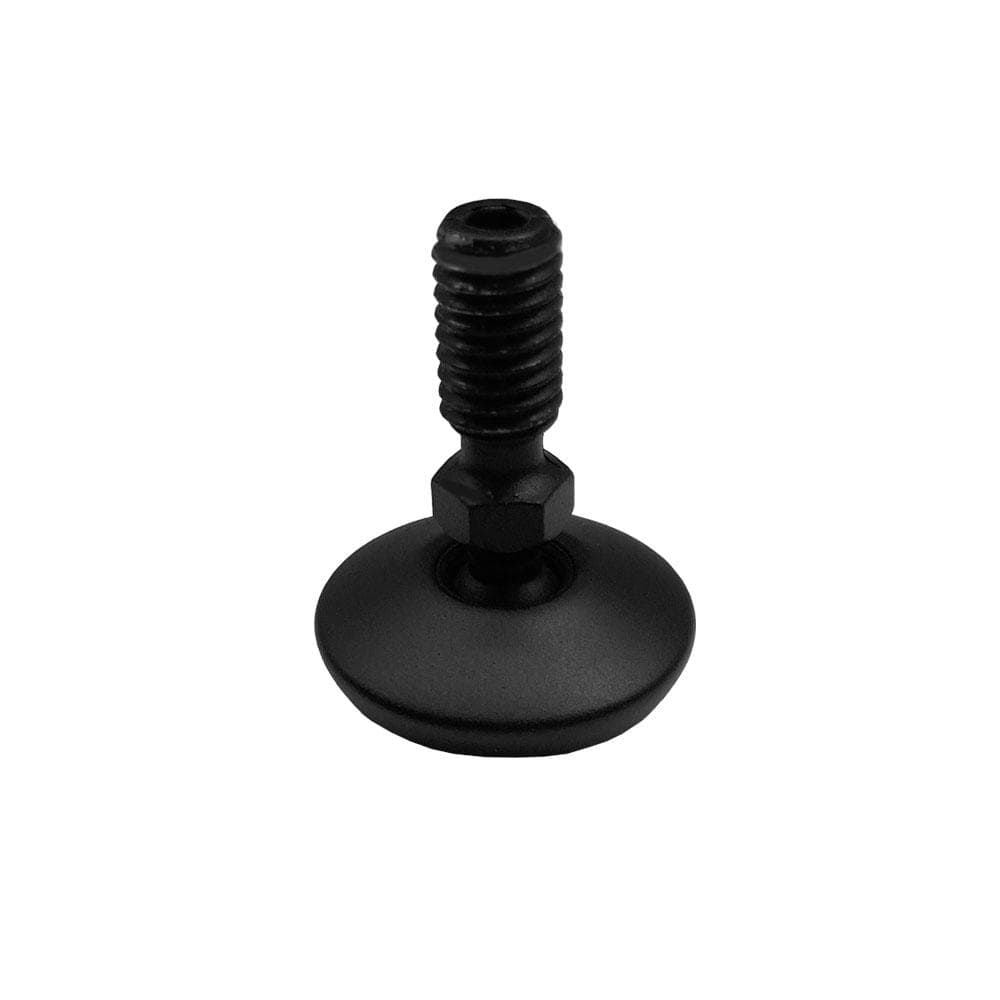 Stalen meubelpoot zwart rond ø 3 cm en hoogte 10 cm