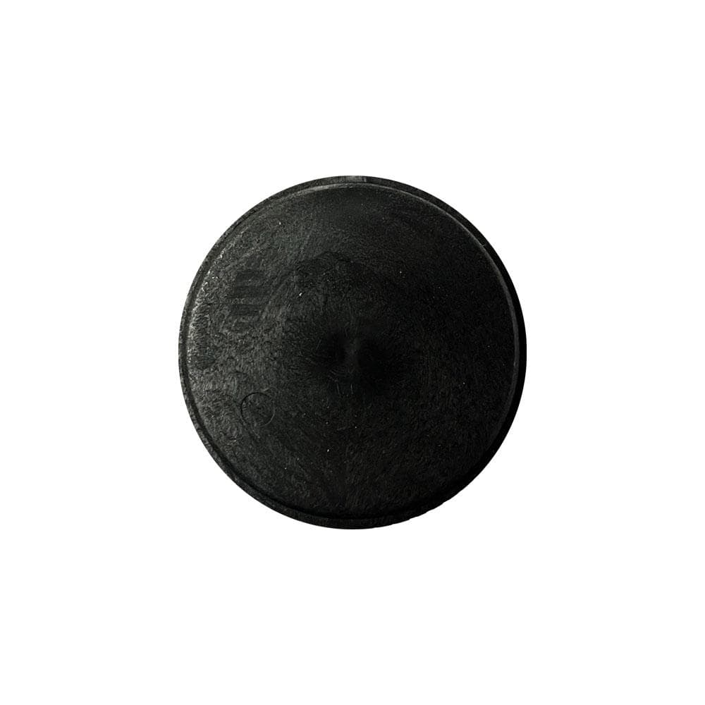 Stalen meubelpoot rvs look rond ø 4 cm en hoogte 10 cm  (M10)