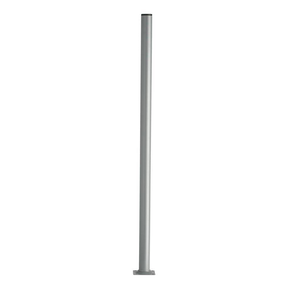 Stalen meubelpoot grijs rond ø 3 cm en hoogte 70 cm