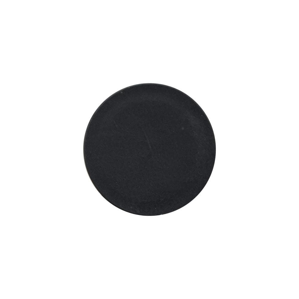 Stalen meubelpoot zwart rond ø 5 cm en hoogte 15 cm  (M8)