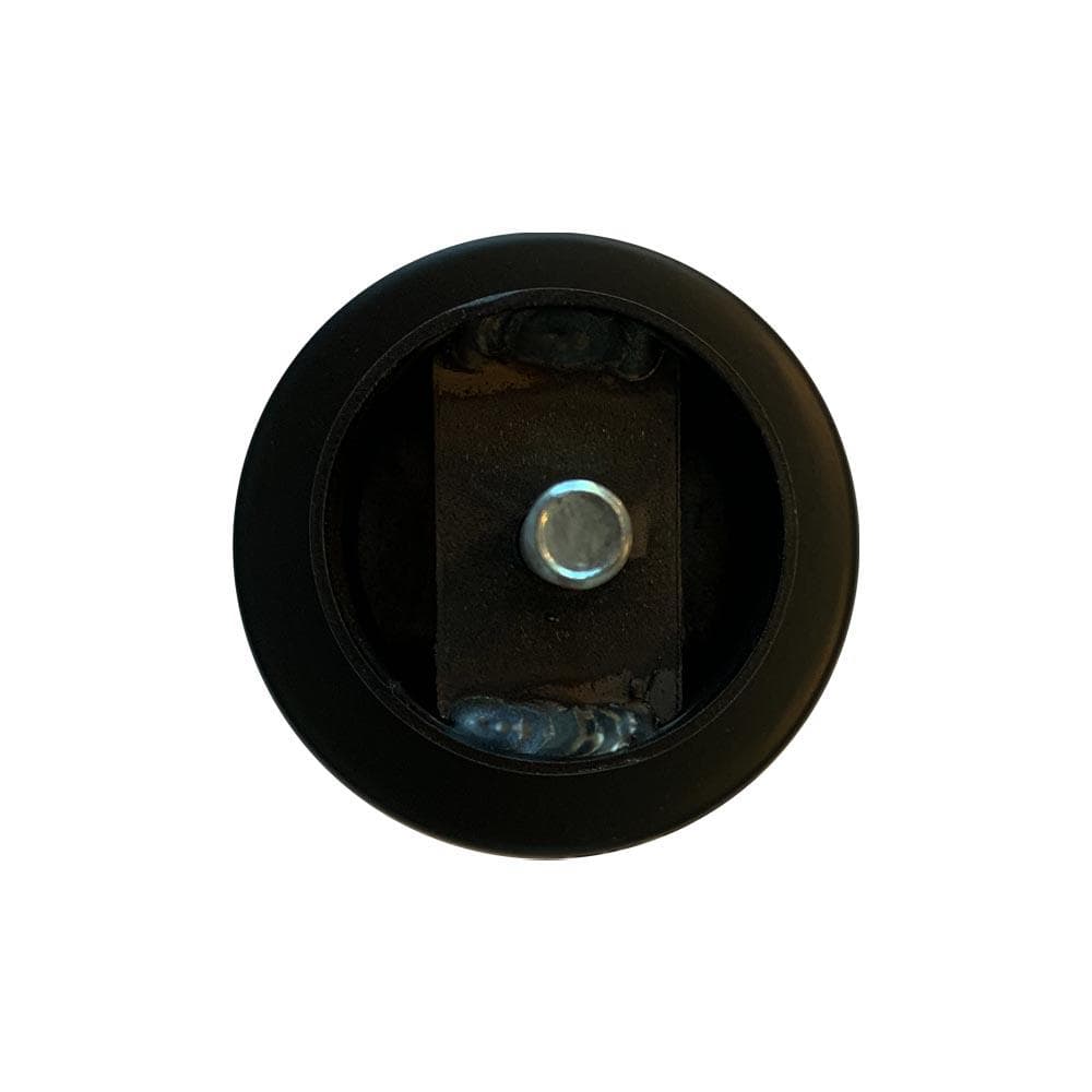 Stalen meubelpoot zwart rond ø 4,2 cm en hoogte 5 cm  (M8)