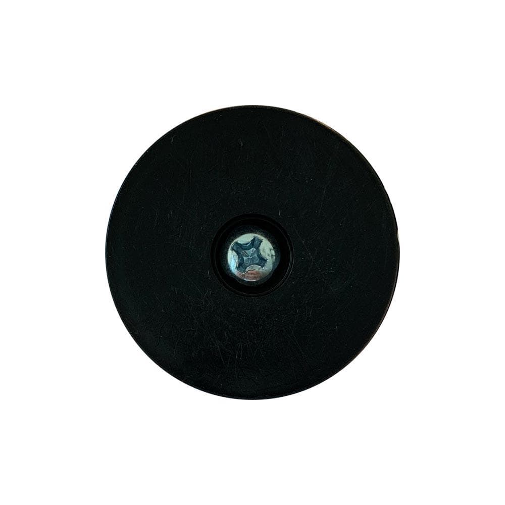 Stalen meubelpoot zwart rond ø 4,2 cm en hoogte 5 cm  (M8)