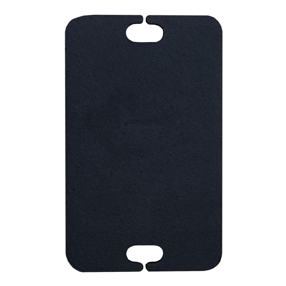 Set stalen rechte tafelpoten zwart vierkant 8 bij 8 cm en hoogte 43 cm  (8 x 8 cm) - 4 stuks