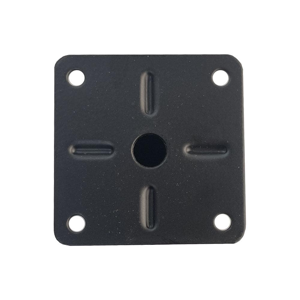 Stalen meubelpoot zwart rond ø 4 cm en hoogte 13 cm