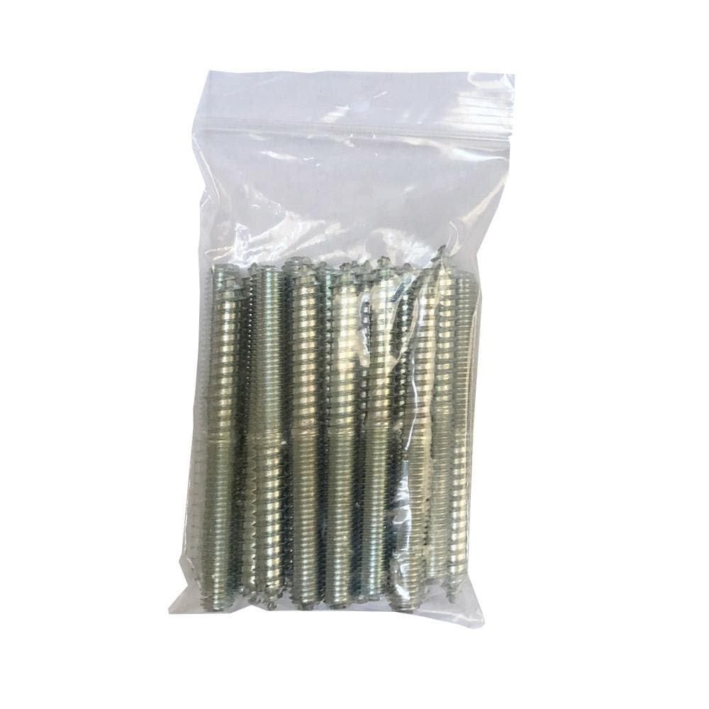 Stokeind verzinkt rond Ø 0,8 cm en hoogte 8 cm  van aluminium (M8)  - 20 stuks