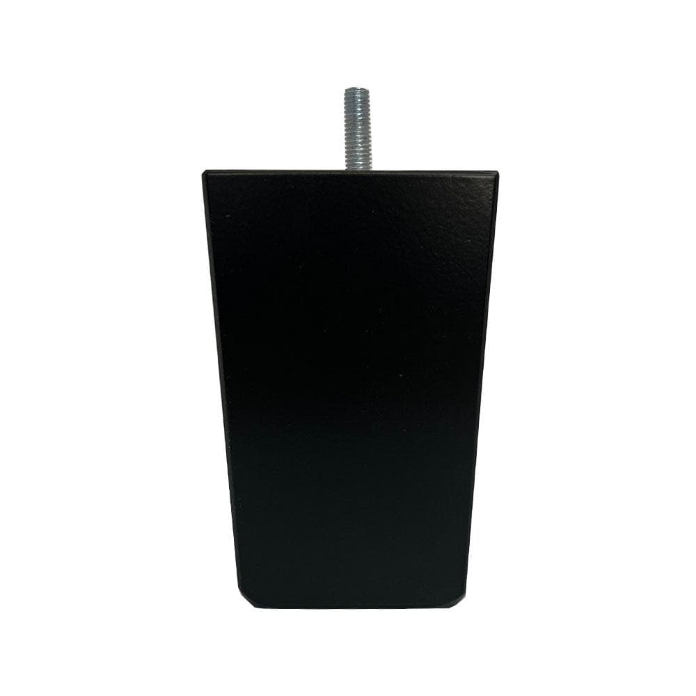 Meubelpoot zwart taps 7,5 bij 7,5 cm en hoogte 11,5 cm  van massief hout (M8)