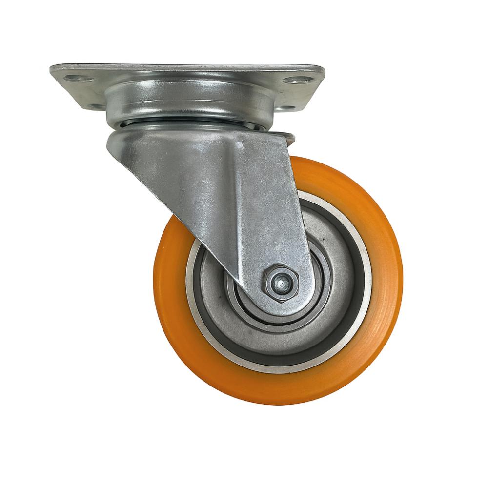 Zwaarlast wielen set van 4 rond Ø 10 cm en hoogte 13 cm