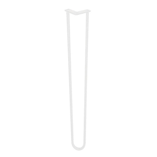 Stalen hairpin wit hairpin ø 1,6 cm en hoogte 105 cm