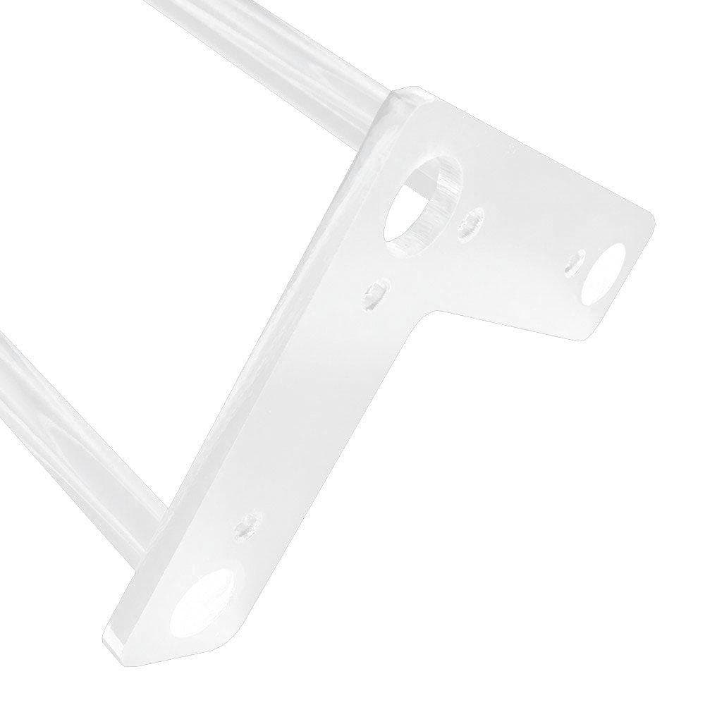 Stalen hairpin wit hairpin ø 1,6 cm en hoogte 105 cm