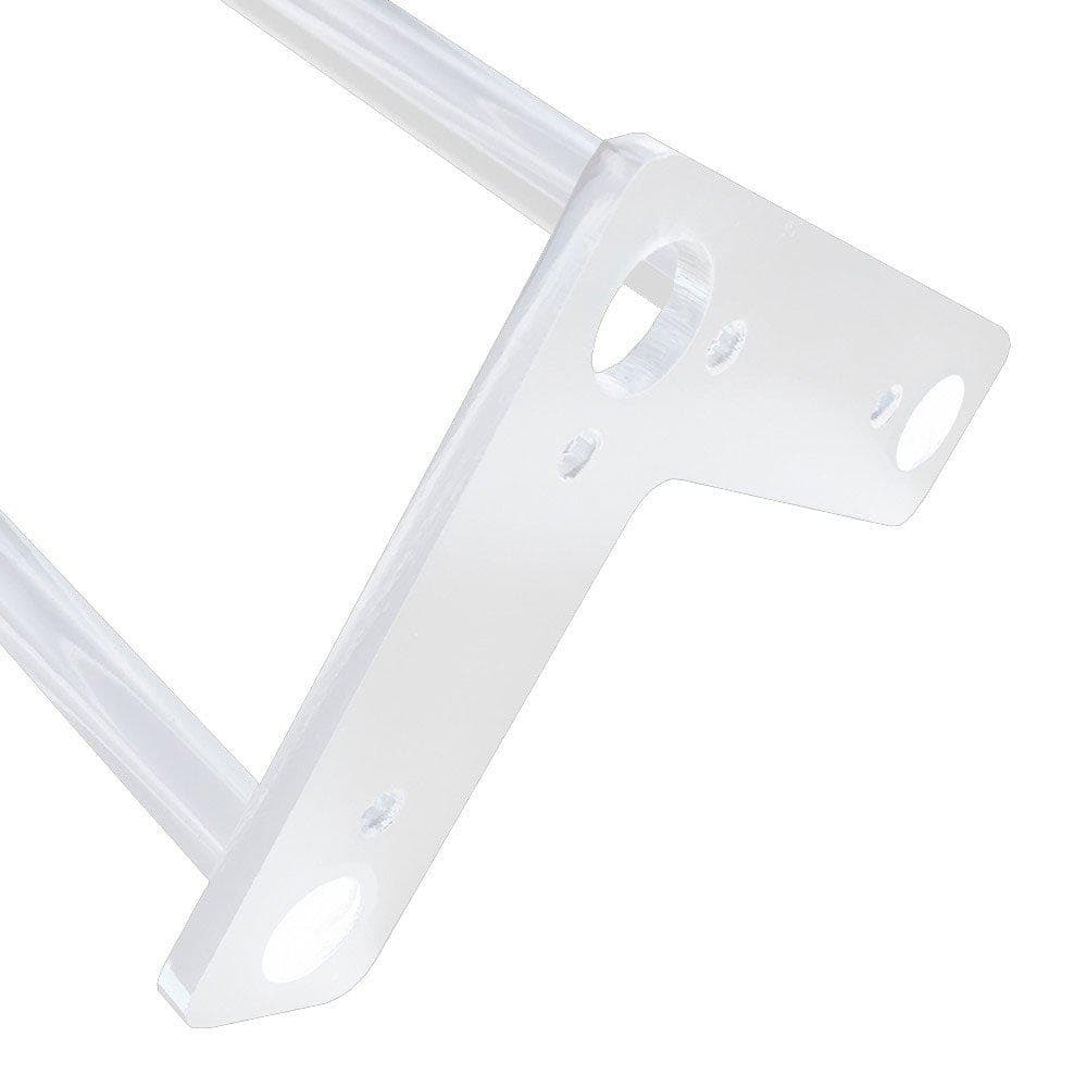 Stalen hairpin wit hairpin ø 1,6 cm en hoogte 15 cm