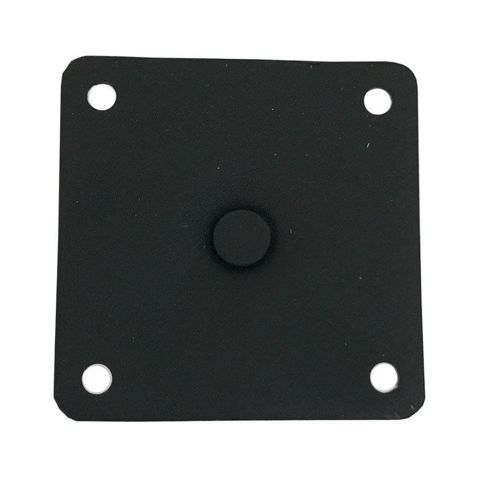 Stalen meubelpoot wit rond ø 3 cm en hoogte 10 cm