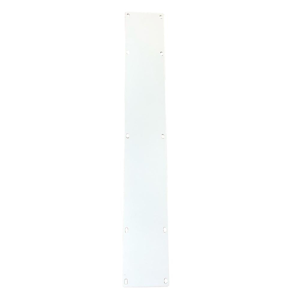 Stalen tafelpoot wit trapezium 80 bij 10 cm en hoogte 72 cm  (4 x 10 cm)