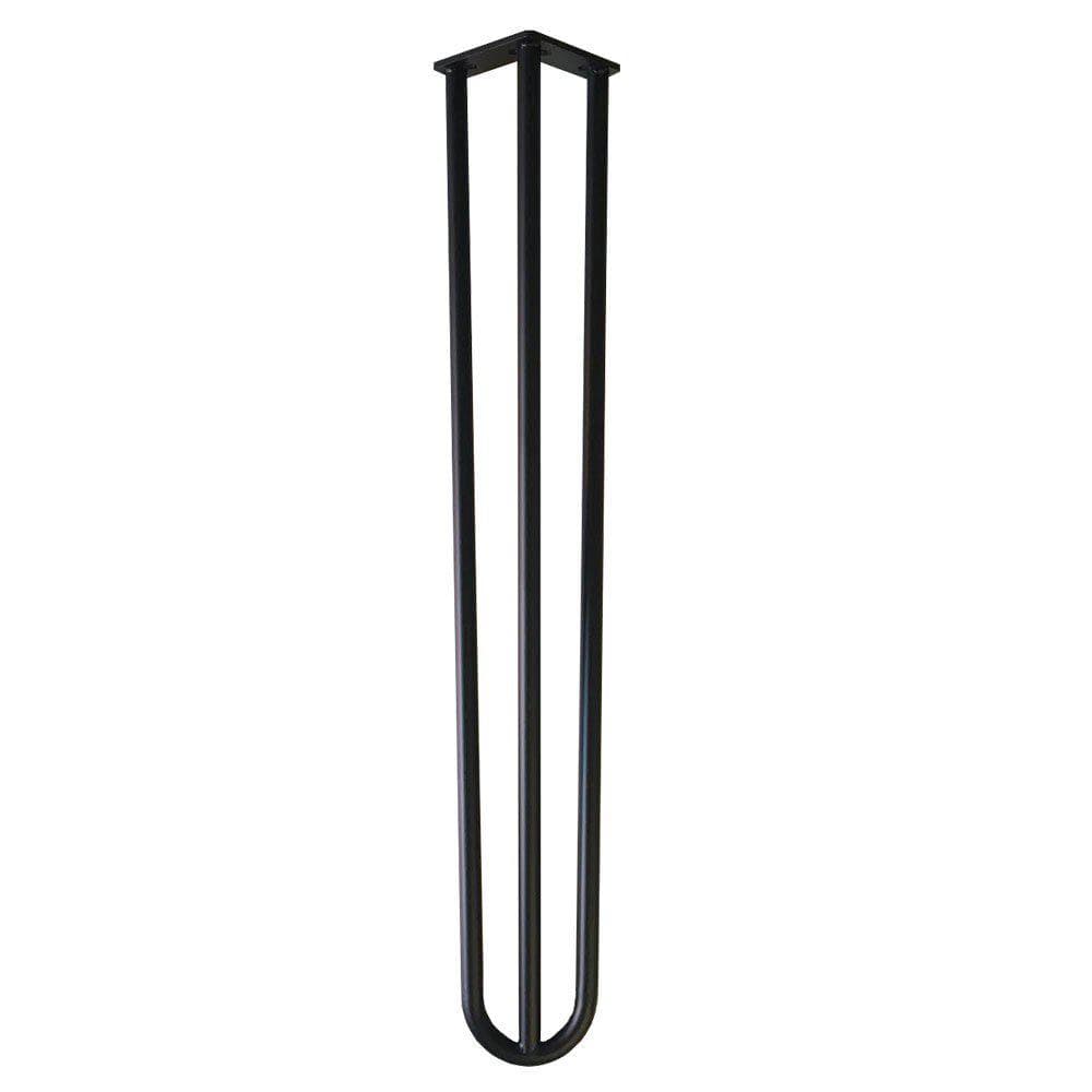 Stalen hairpin zwart hairpin ø 1,6 cm en hoogte 71 cm