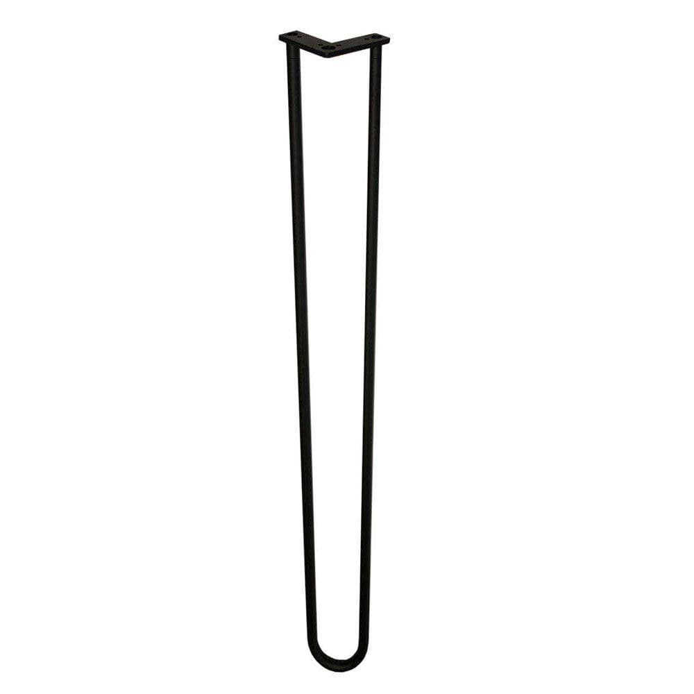 Stalen hairpin zwart hairpin ø 1,6 cm en hoogte 105 cm