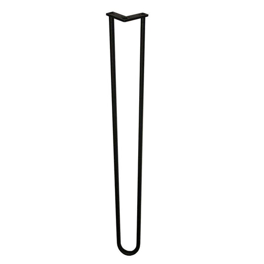 Stalen hairpin zwart hairpin ø 1,6 cm en hoogte 105 cm