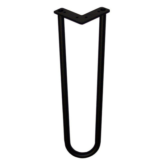 Stalen hairpin zwart hairpin ø 1,6 cm en hoogte 40 cm