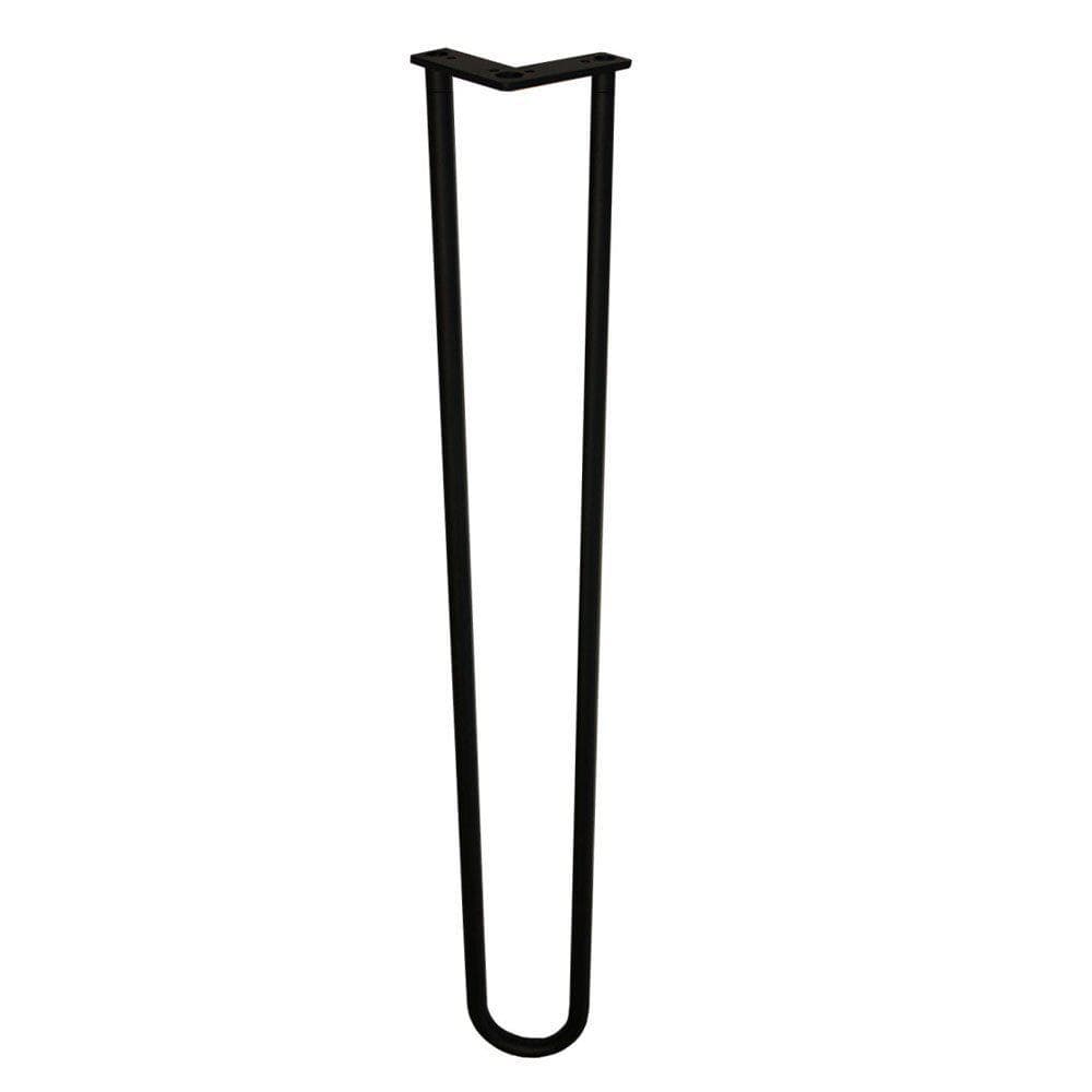 Stalen hairpin zwart hairpin ø 1,6 cm en hoogte 95 cm