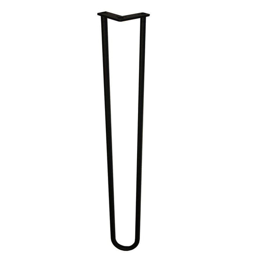 Stalen hairpin zwart hairpin ø 1,6 cm en hoogte 95 cm