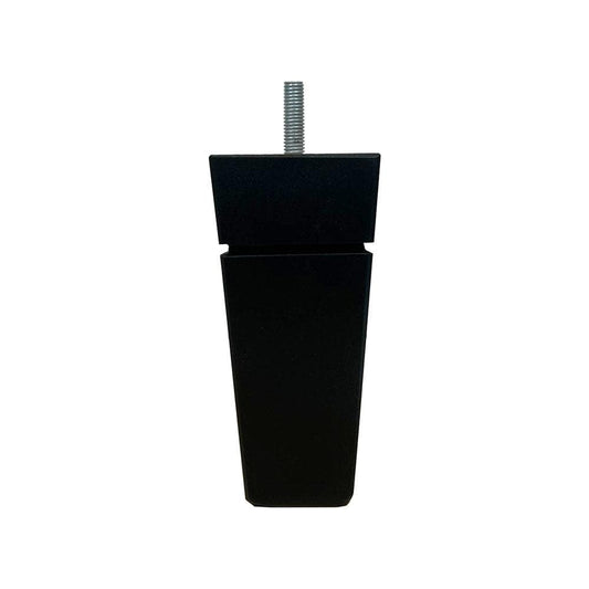 Meubelpoot  taps 5,5 bij 5,5 cm en hoogte 12 cm  van massief hout (M8)