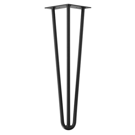 Stalen hairpin zwart hairpin ø 1,2 cm en hoogte 45 cm
