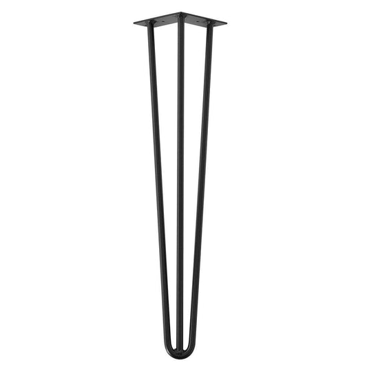 Stalen hairpin zwart hairpin ø 1,2 cm en hoogte 55 cm