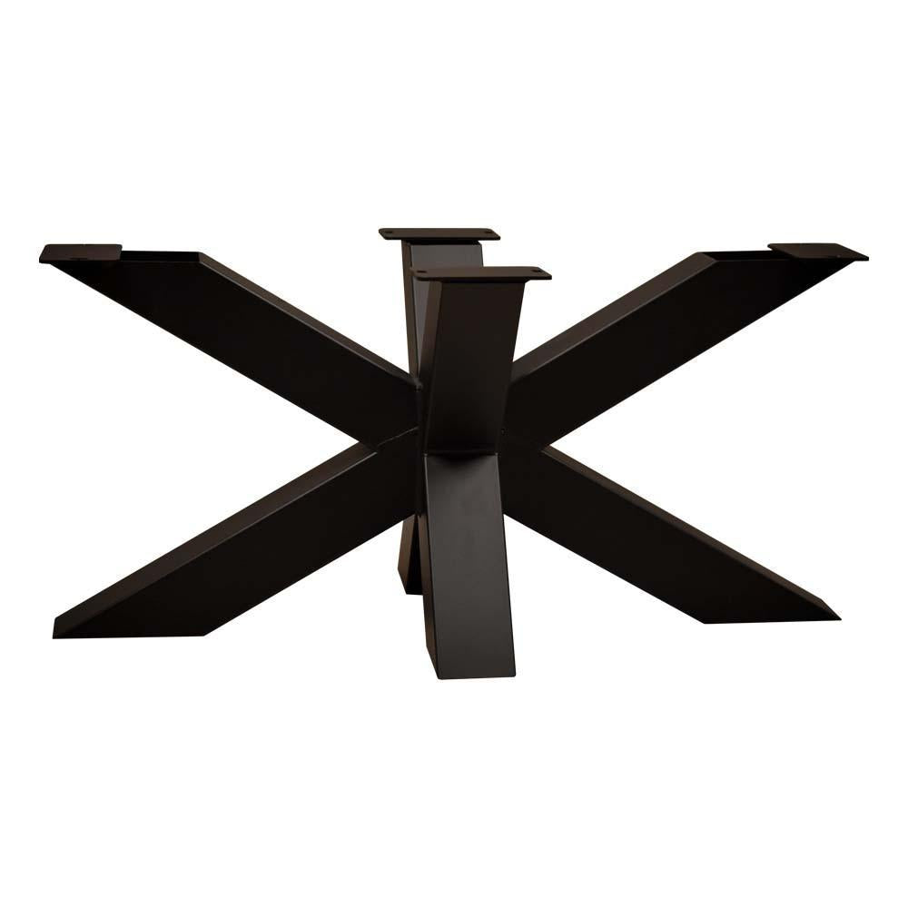 Stalen matrix zwart spinpoot 85 bij 38 cm en hoogte 37 cm  (6 x 6 cm)