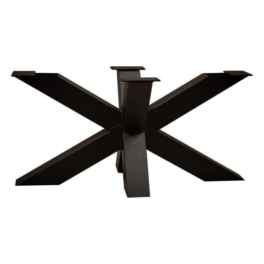 Stalen matrix zwart spinpoot 85 bij 38 cm en hoogte 37 cm  (6 x 6 cm)