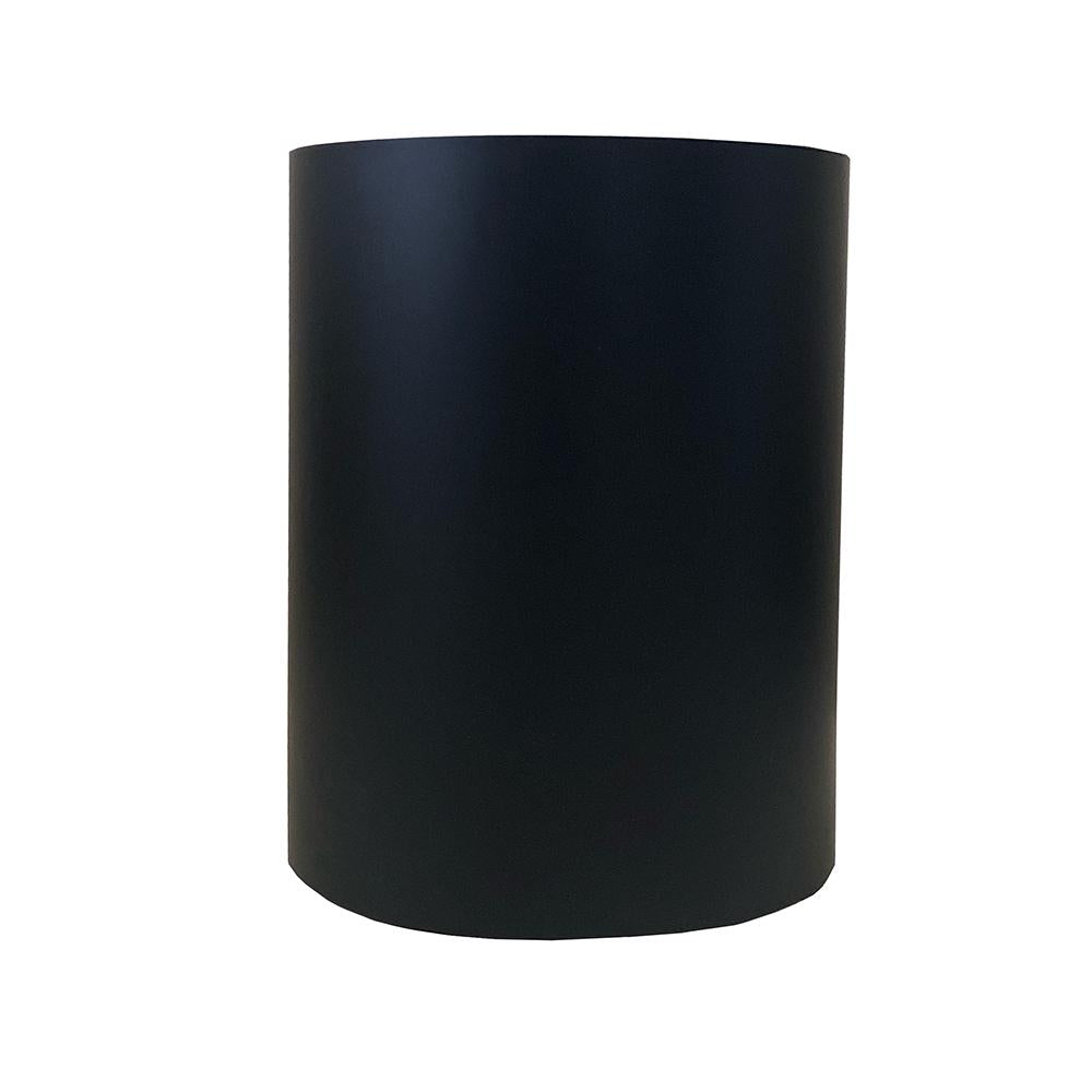 Stalen salononderstel zwart rond Ø26.5 cm en hoogte 35,5 cm