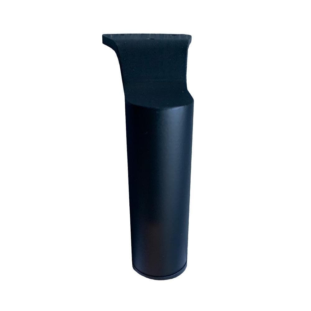 Stalen meubelpoot zwart rond ø 3,8 cm en hoogte 14 cm
