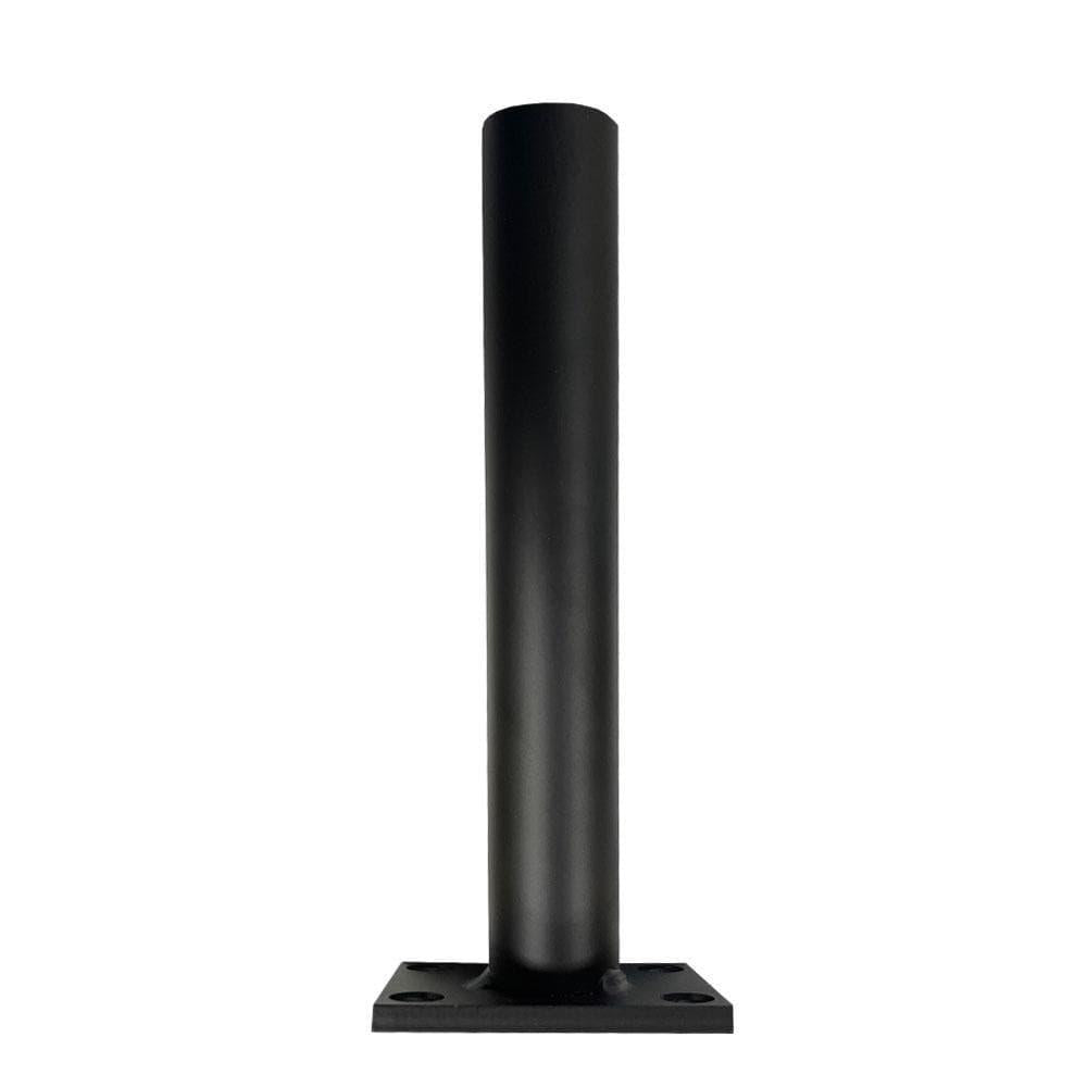 Stalen meubelpoot zwart rond ø 4 cm en hoogte 20 cm