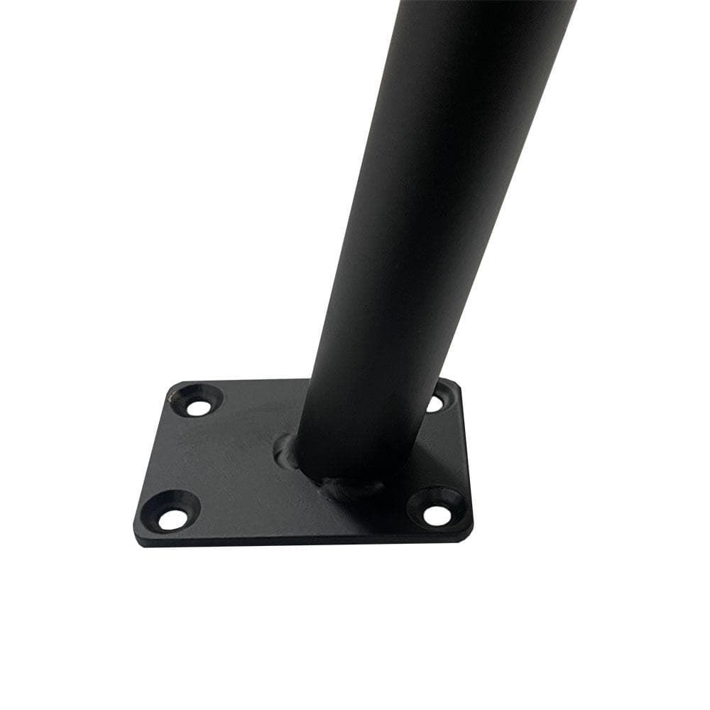 Stalen meubelpoot zwart rond ø 2,5 cm en hoogte 30 cm