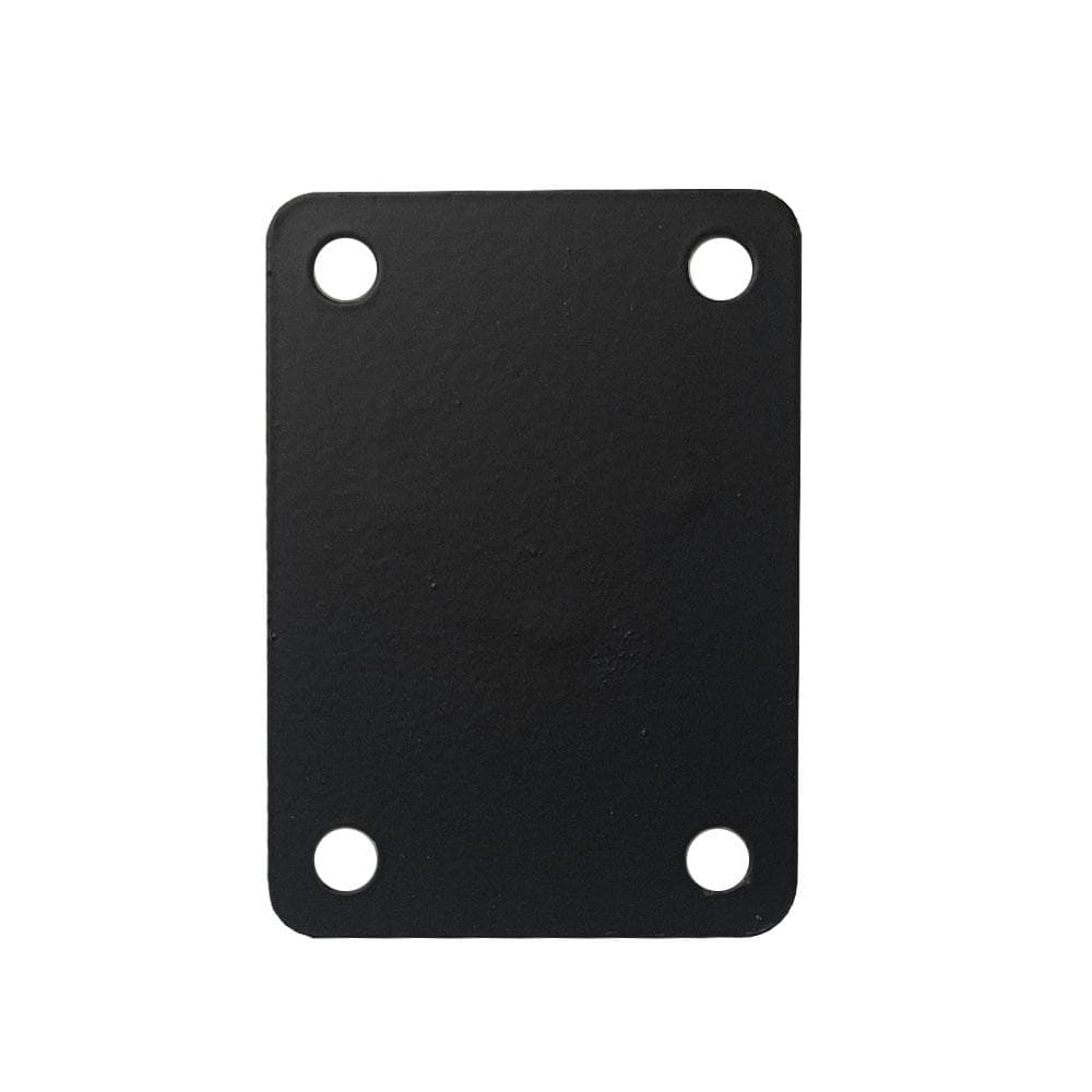 Stalen schuine meubelpoot zwart rond ø 2,5 cm en hoogte 42 cm