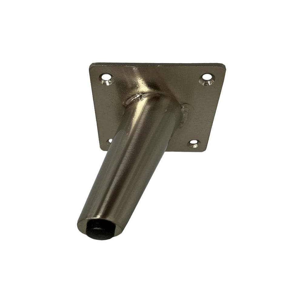 Massief stalen meubelpoot rvs look conisch ø 5 cm / 2,5 cm en hoogte 10 cm