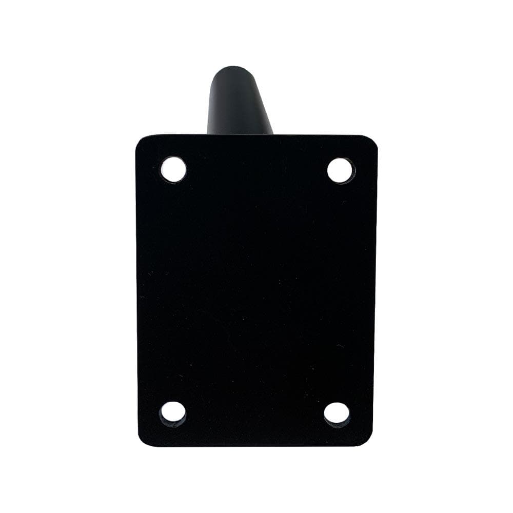 Stalen meubelpoot zwart conisch ø 3,5 cm / 2,5 cm en hoogte 16 cm
