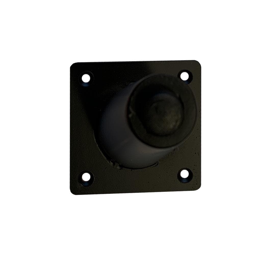 Stalen meubelpoot zwart conisch ø 5 cm / 2,5 cm en hoogte 18 cm