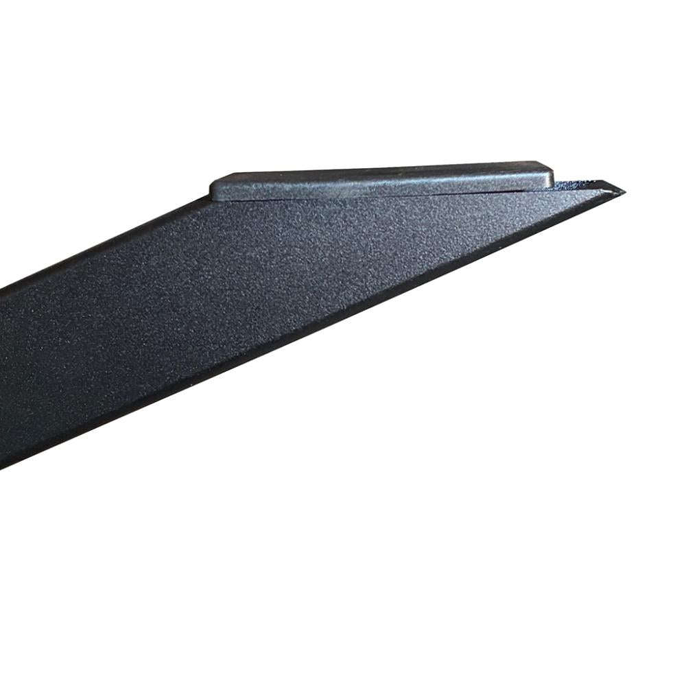 Stalen smalle Y tafelpoot 78 bij 4 cm en hoogte 72  cm zwart (4 x 4 cm)
