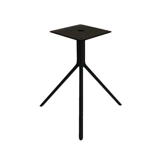 Stalen salononderstel zwart rond ø 36 cm en hoogte 39 cm  (koker 1,6 cm)