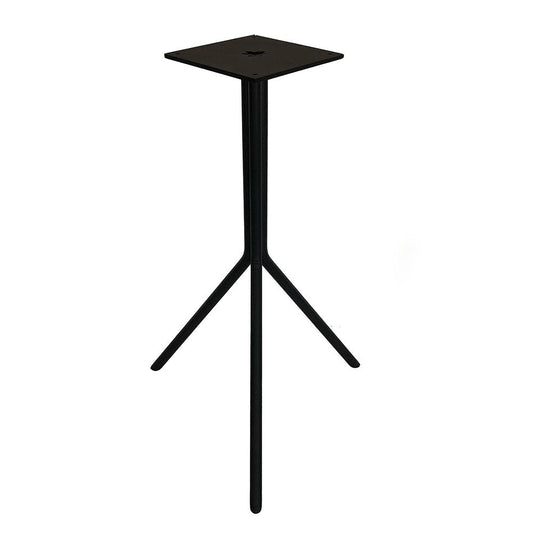 Stalen salononderstel zwart rond ø 36 cm en hoogte 55 cm  (koker 1,6 cm)