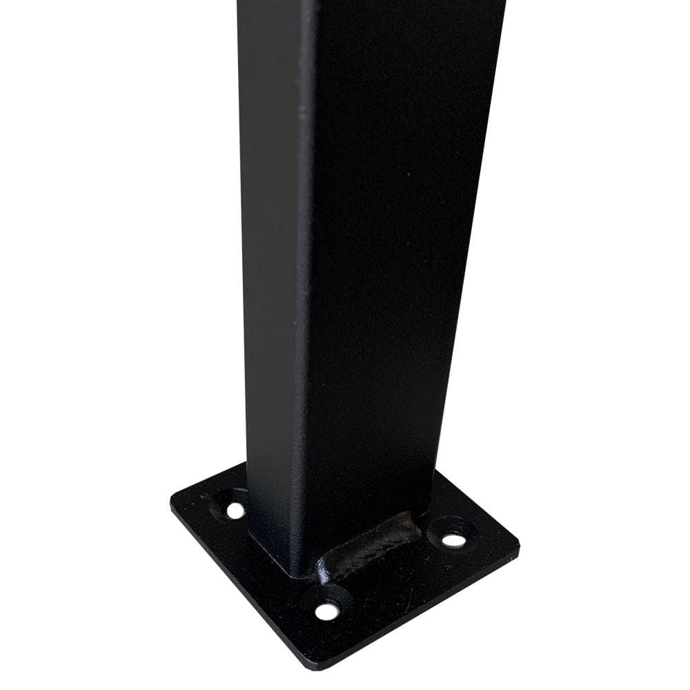 Stalen salononderstel zwart rond ø 42 cm en hoogte 37 cm  (2 x 4 cm)
