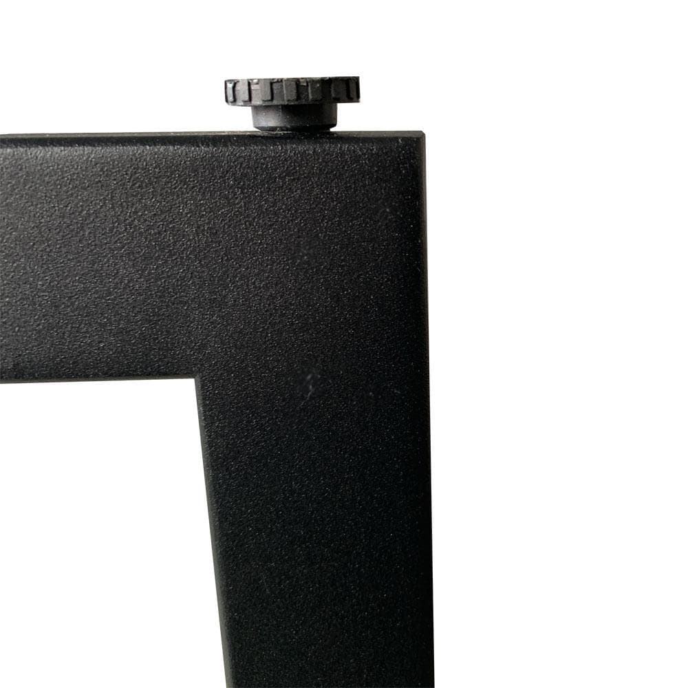 Stalen salononderstel zwart rond ø 42 cm en hoogte 37 cm  (2 x 4 cm)