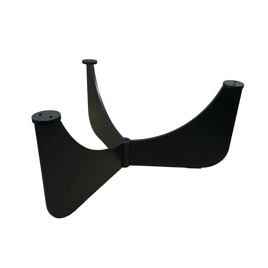 Stalen salononderstel zwart rond ø 72 cm en hoogte 31 cm  (6 x 1 cm)