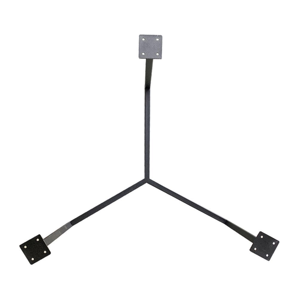 Stalen salononderstel zwart rond ø 73 cm en hoogte 37 cm  (2 x 4 cm)