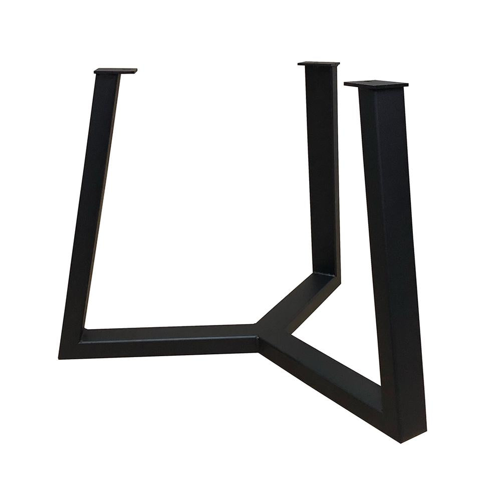 Stalen salononderstel zwart rond ø 46 cm en hoogte 35,5 cm  (5 x 3 cm)