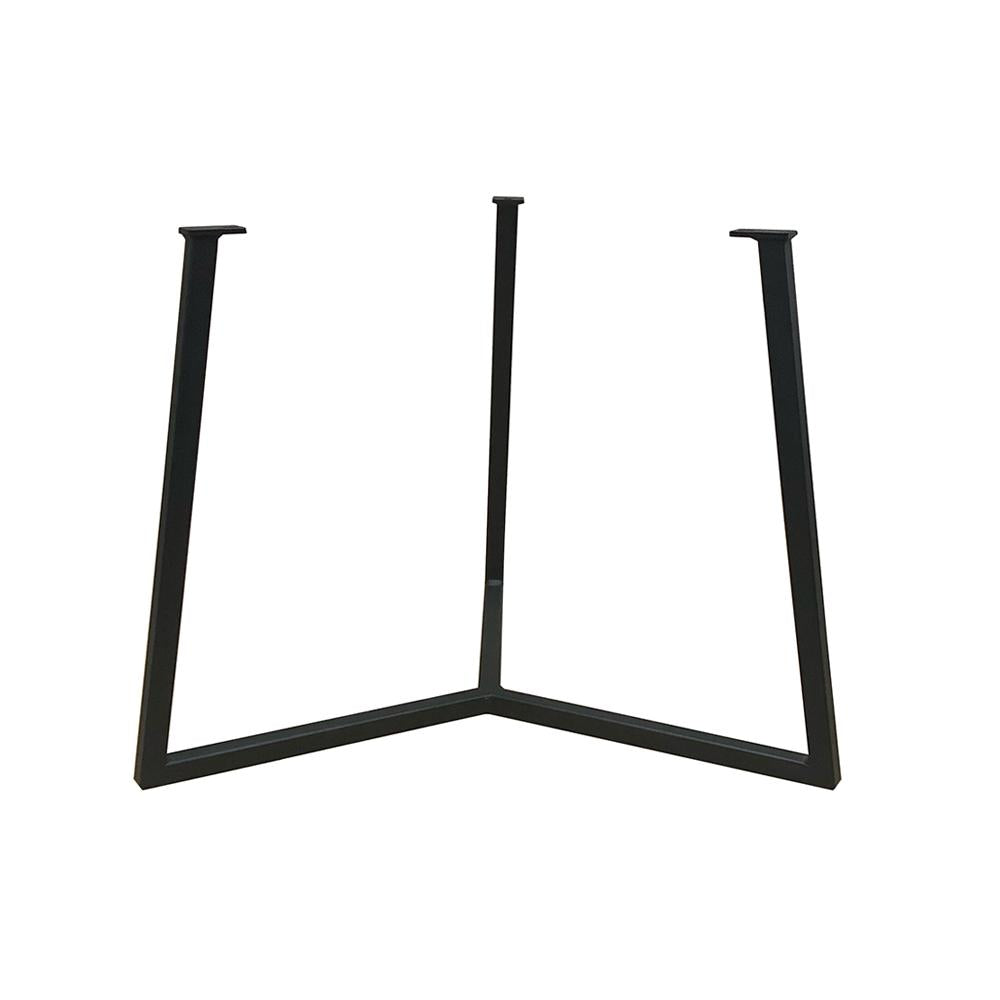 Stalen salononderstel zwart rond ø 50 cm en hoogte 36 cm  (2 x 2 cm)