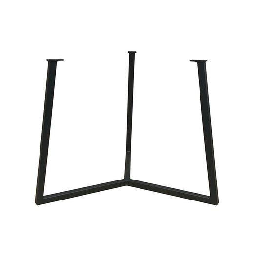 Stalen salononderstel zwart rond ø 50 cm en hoogte 36 cm  (2 x 2 cm)