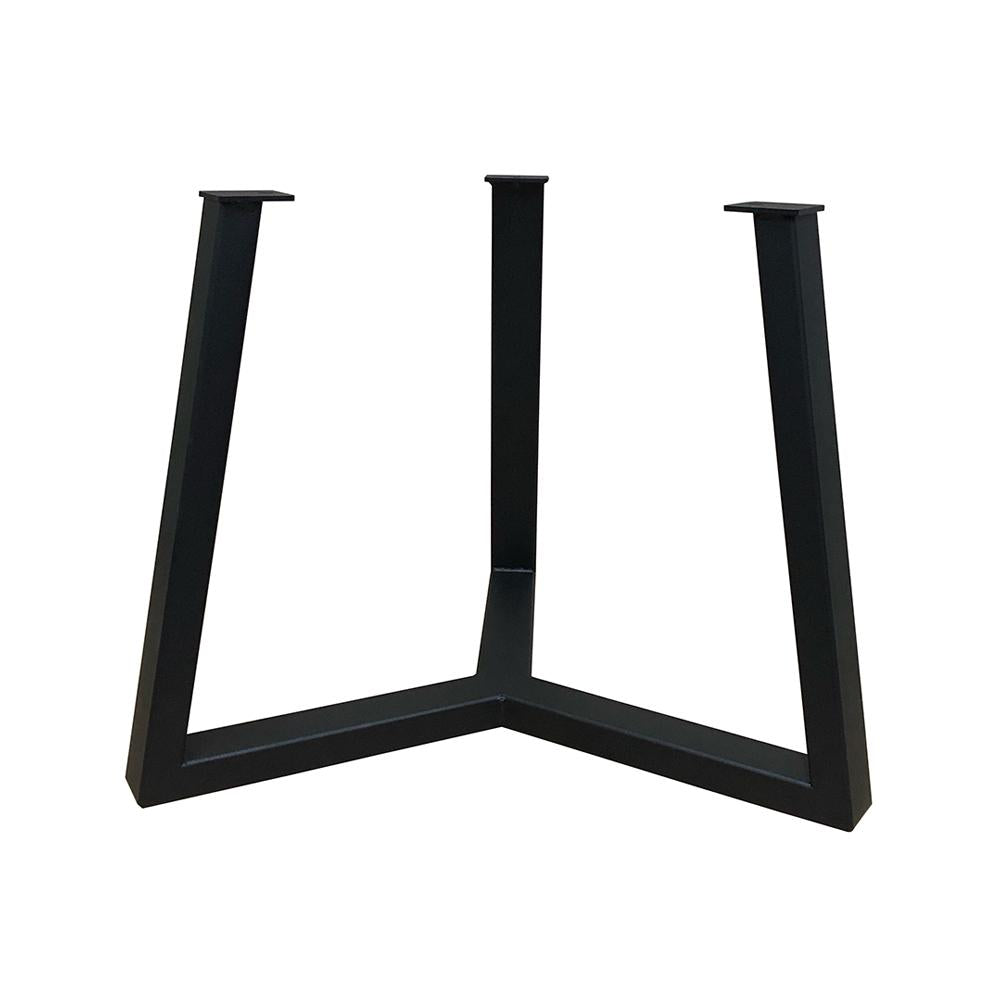 Stalen salononderstel zwart rond ø 55 cm en hoogte 40,5 cm  (5 x 3 cm)